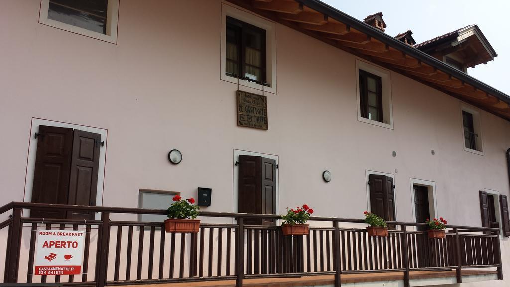 Le Castagne Matte Bed and Breakfast Stenico Buitenkant foto